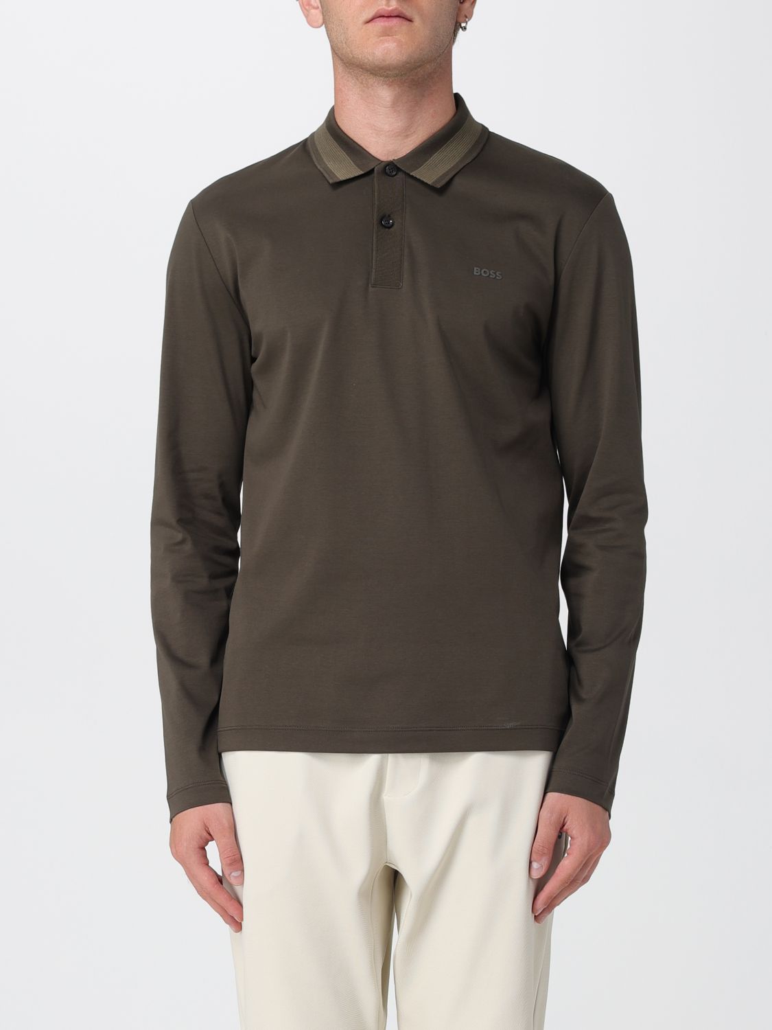 Hugo Boss Polo Shirt Boss Men Color Green