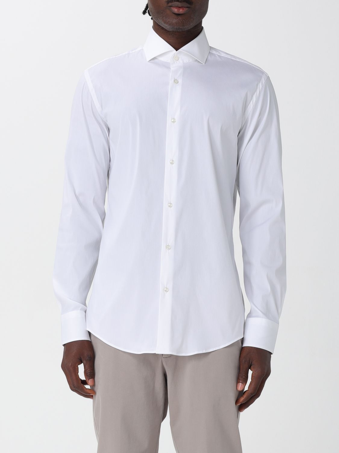 Hugo Boss Shirt Boss Men Color White In White