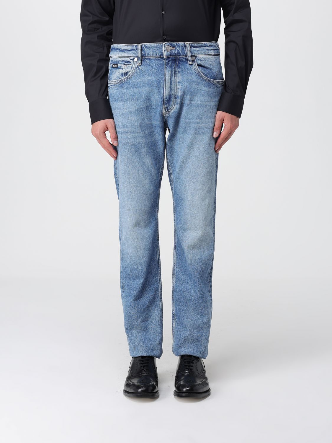 Hugo Boss Jeans Boss Men Color Denim In Blue