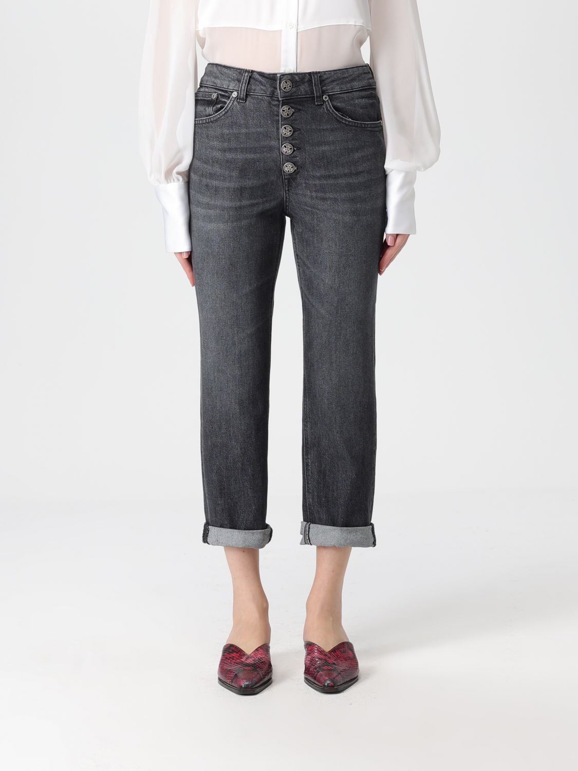 Dondup Jeans  Woman Color Black
