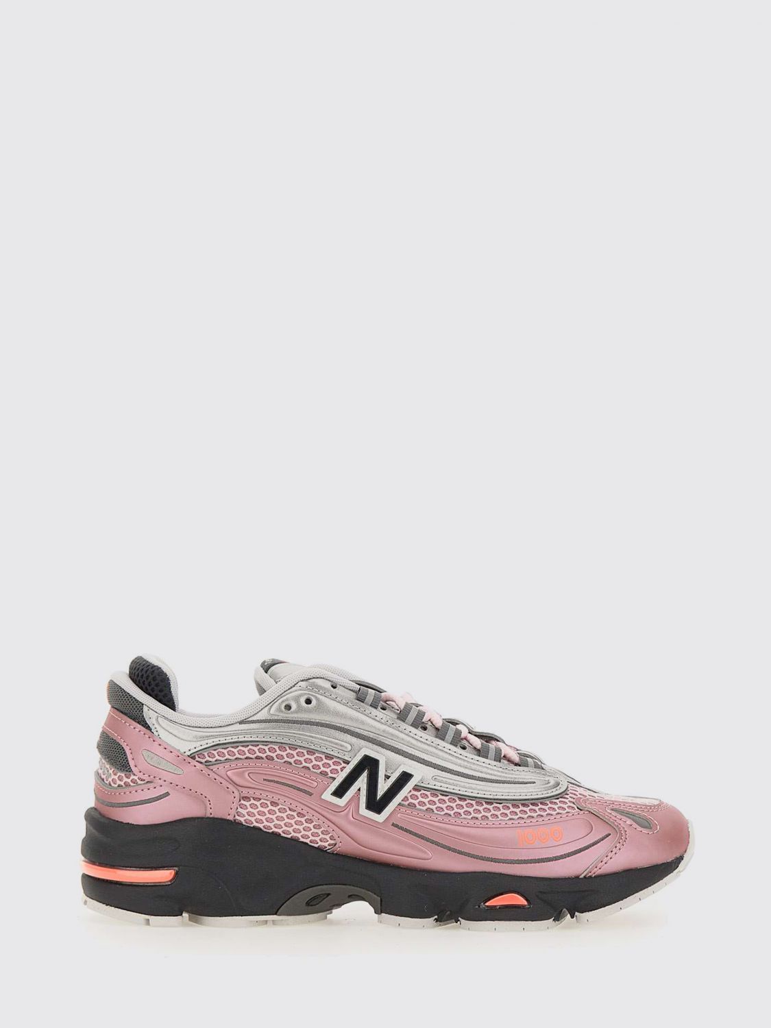 New Balance 1000 Pink Fabric Blend Sneakers In Pink