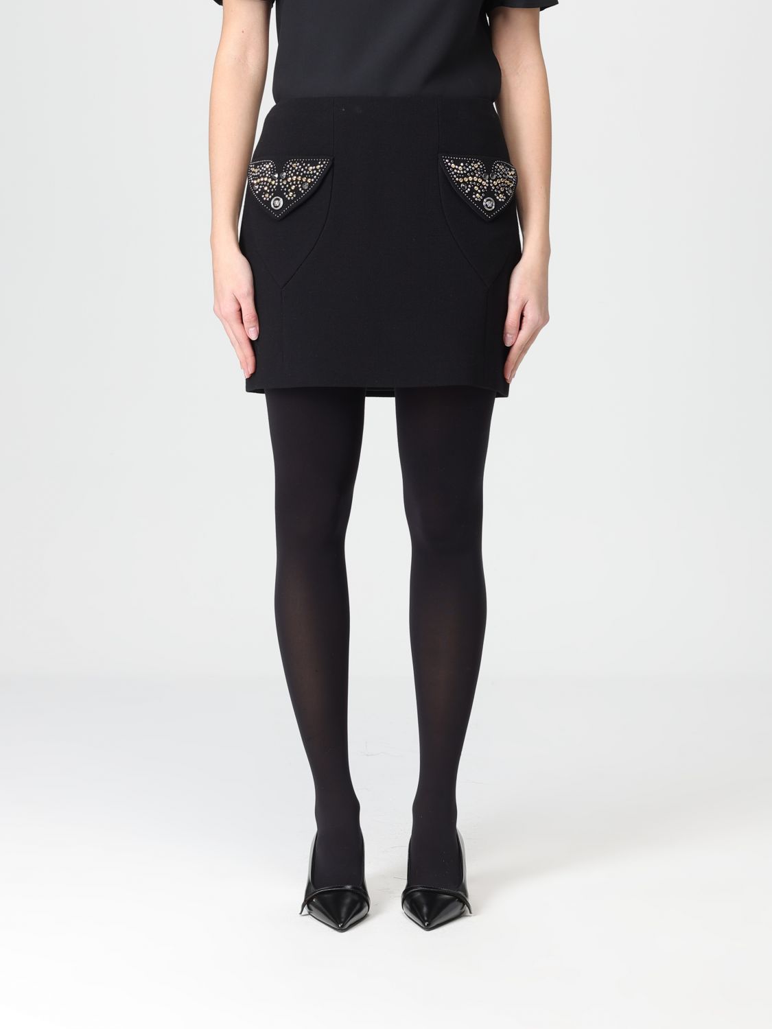 Skirt VERSACE Woman color Black