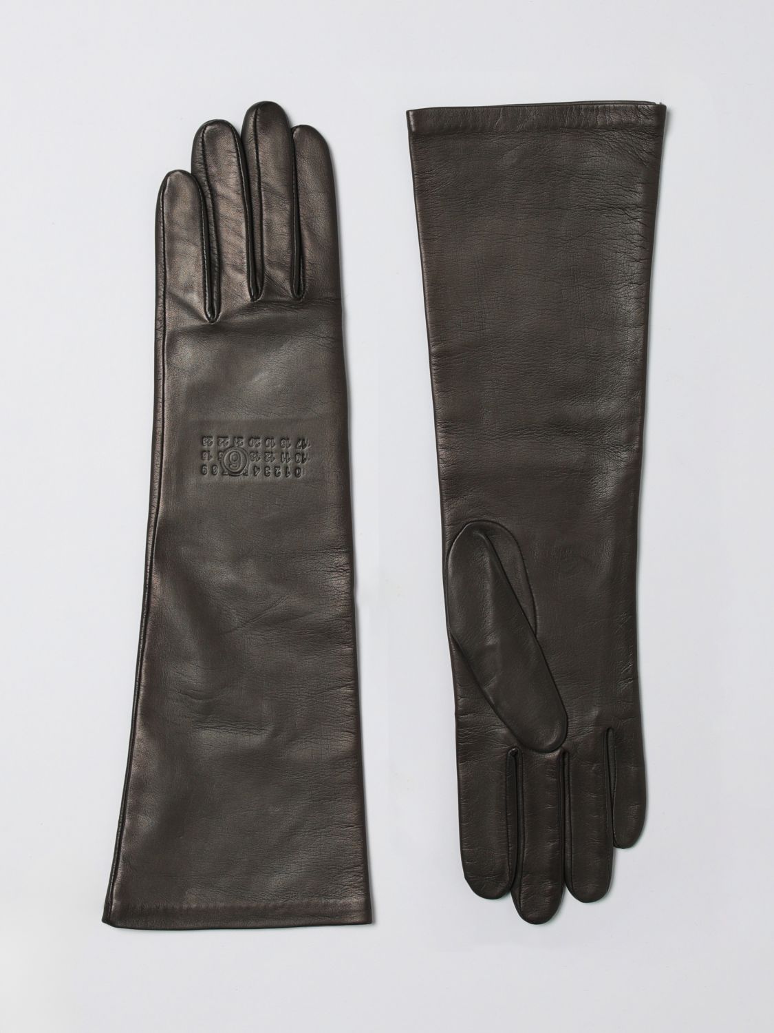 Gloves MM6 MAISON MARGIELA Woman color Brown