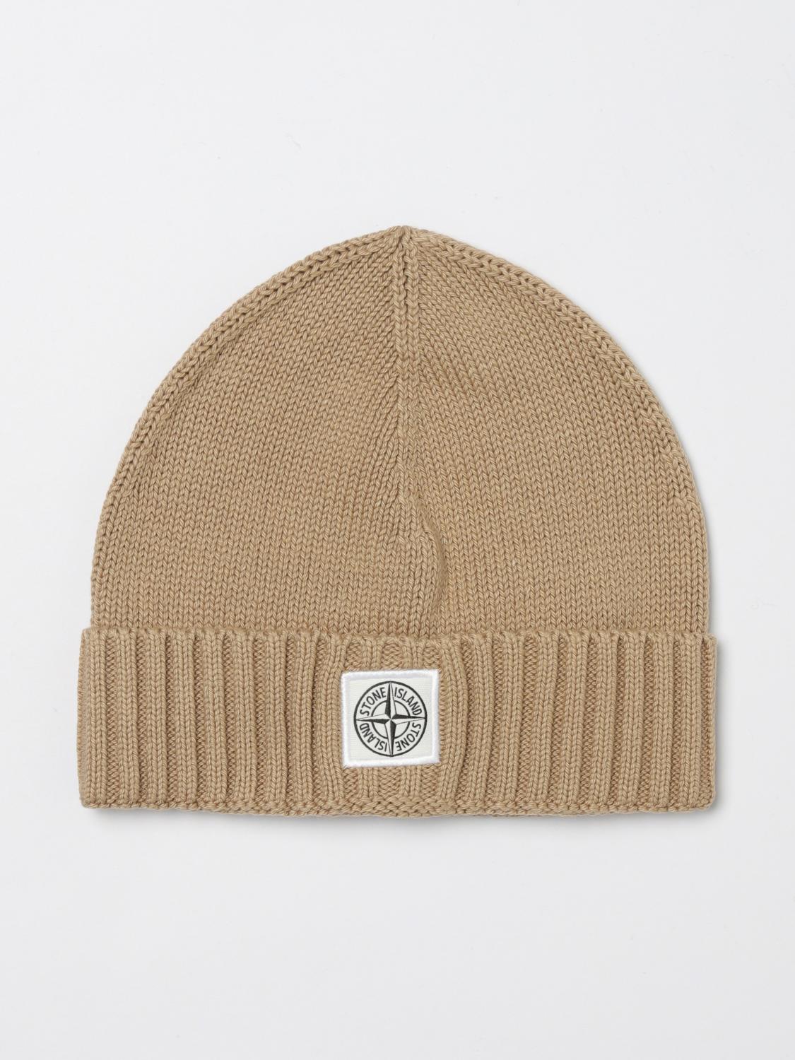 Stone Island Hat Kids  Junior In Sand