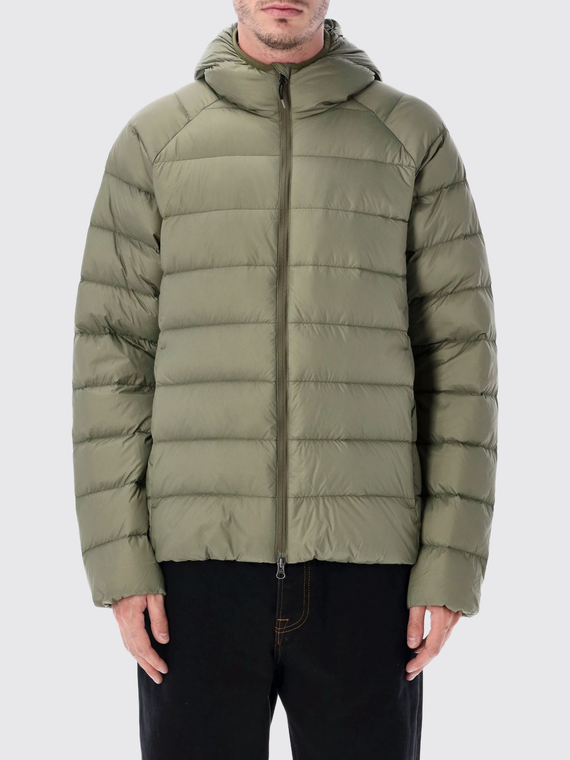 Pyrenex Arial Lightweight Hooded Down Jacket In Green