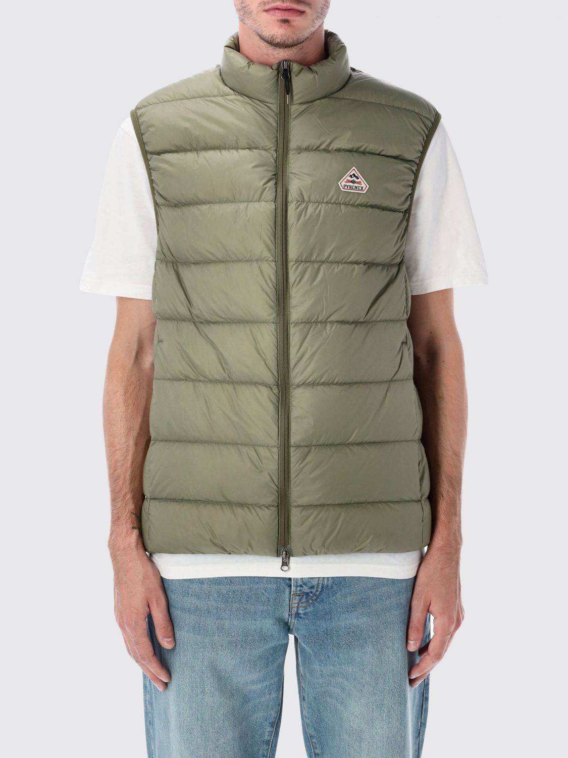 Pyrenex Arial Sleeveless Down Vest In Green