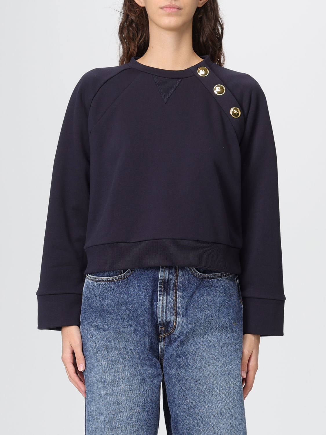 Pinko Sweatshirt In Animal Print