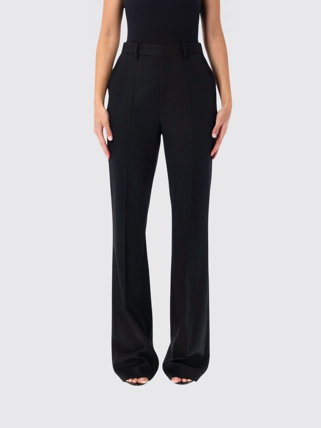 Polo Ralph Lauren Pants Woman Color Black In Black
