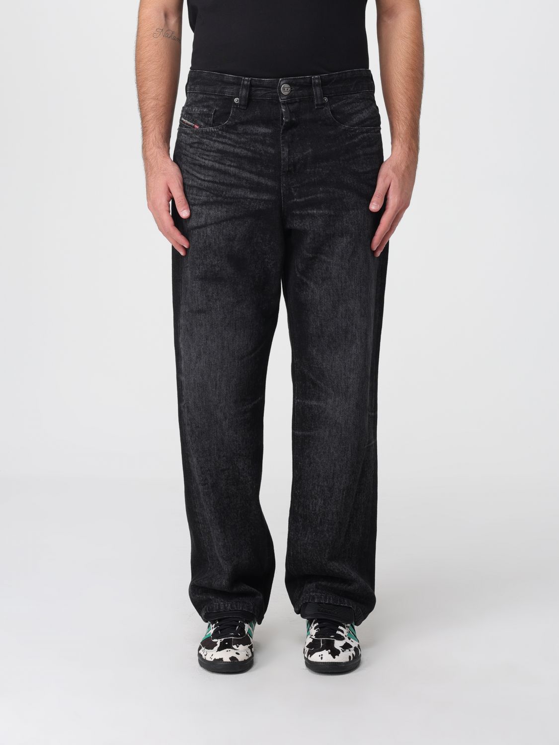 Diesel Jeans  Men Color Grey In Gray