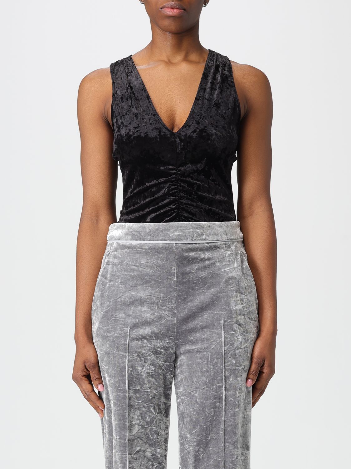 Patrizia Pepe Bodysuit  Woman Color Black In Black