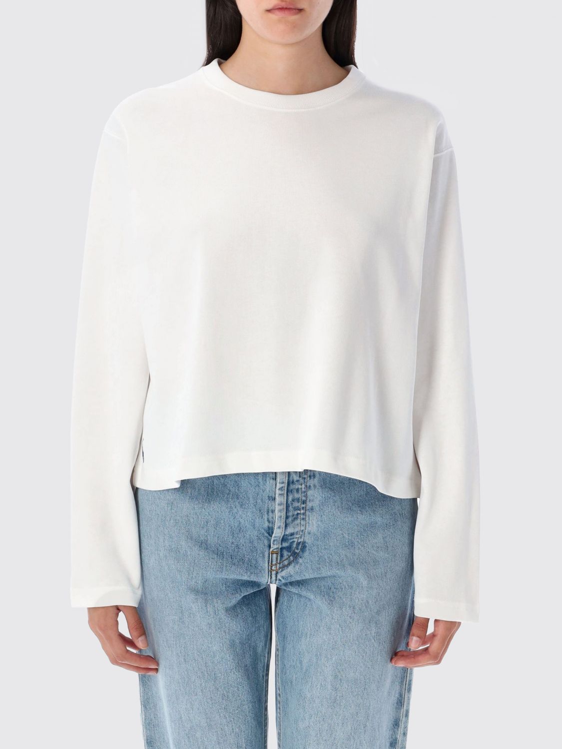 Polo Ralph Lauren Cotton Long Sleeves T-shirt In White