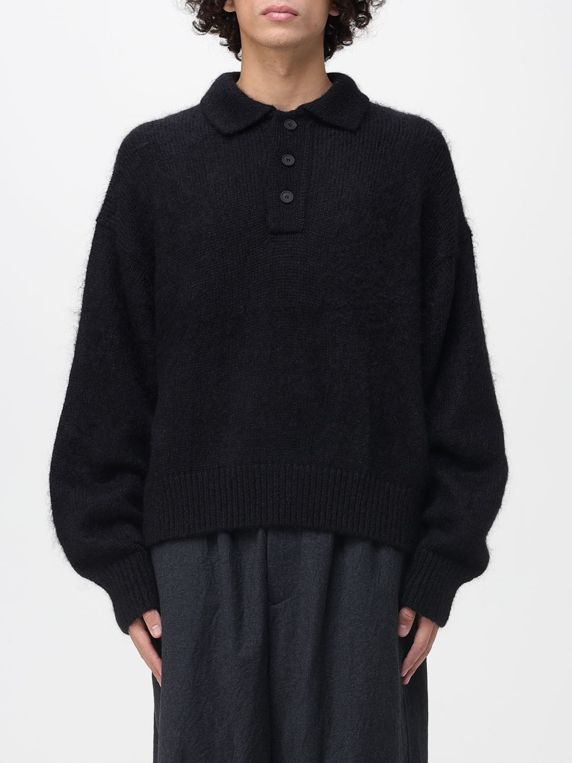 Polo Shirt STUDIO NICHOLSON Men color Black Polo Shirt STUDIO NICHOLSON Men color Black