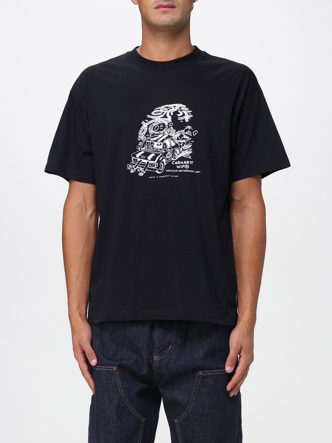 Carhartt T-shirt  Wip Men Color Black In Black