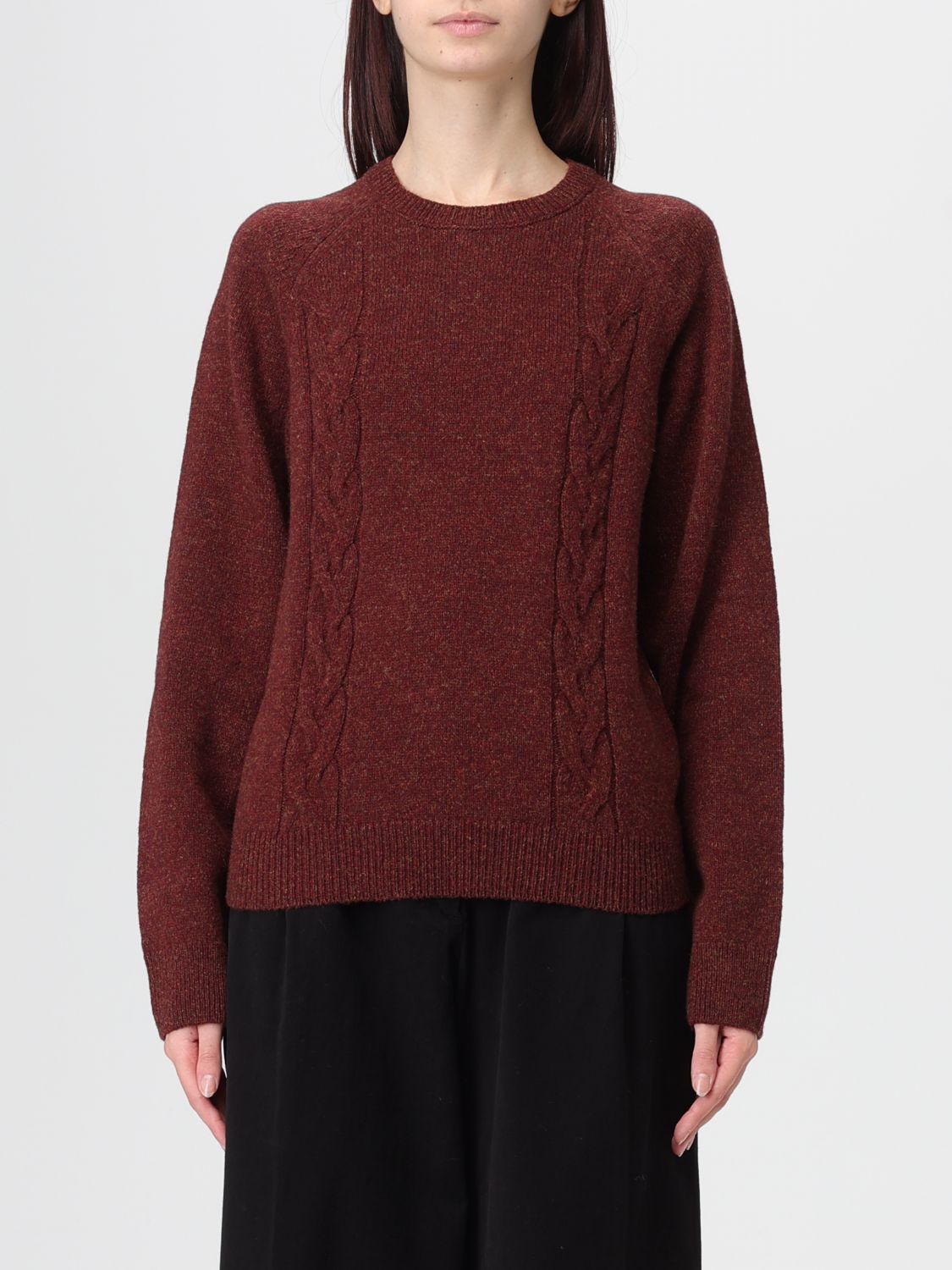 Apc Sweater A. P.c. Woman Color Burgundy In Burgundy