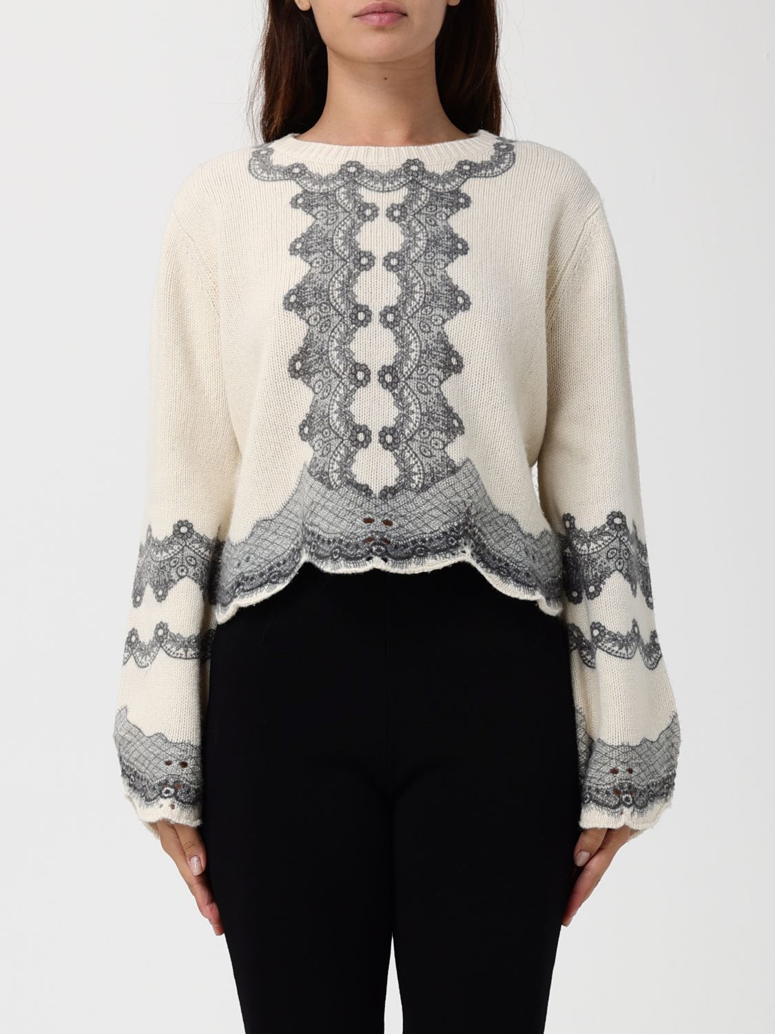 Twinset Sweater  Woman Color Black In Multi