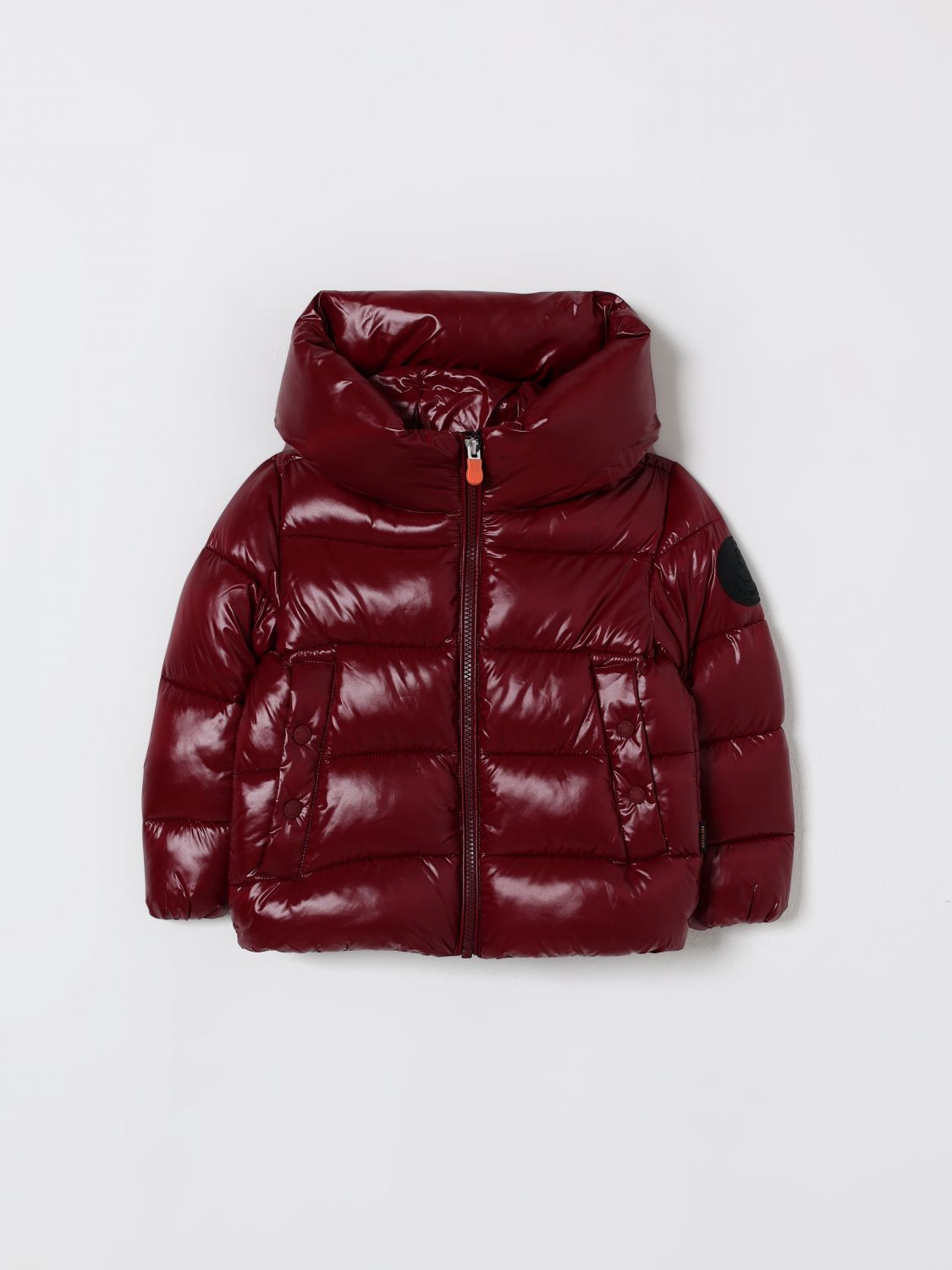 Save The Duck Coat  Kids Color Wine In Burgundy