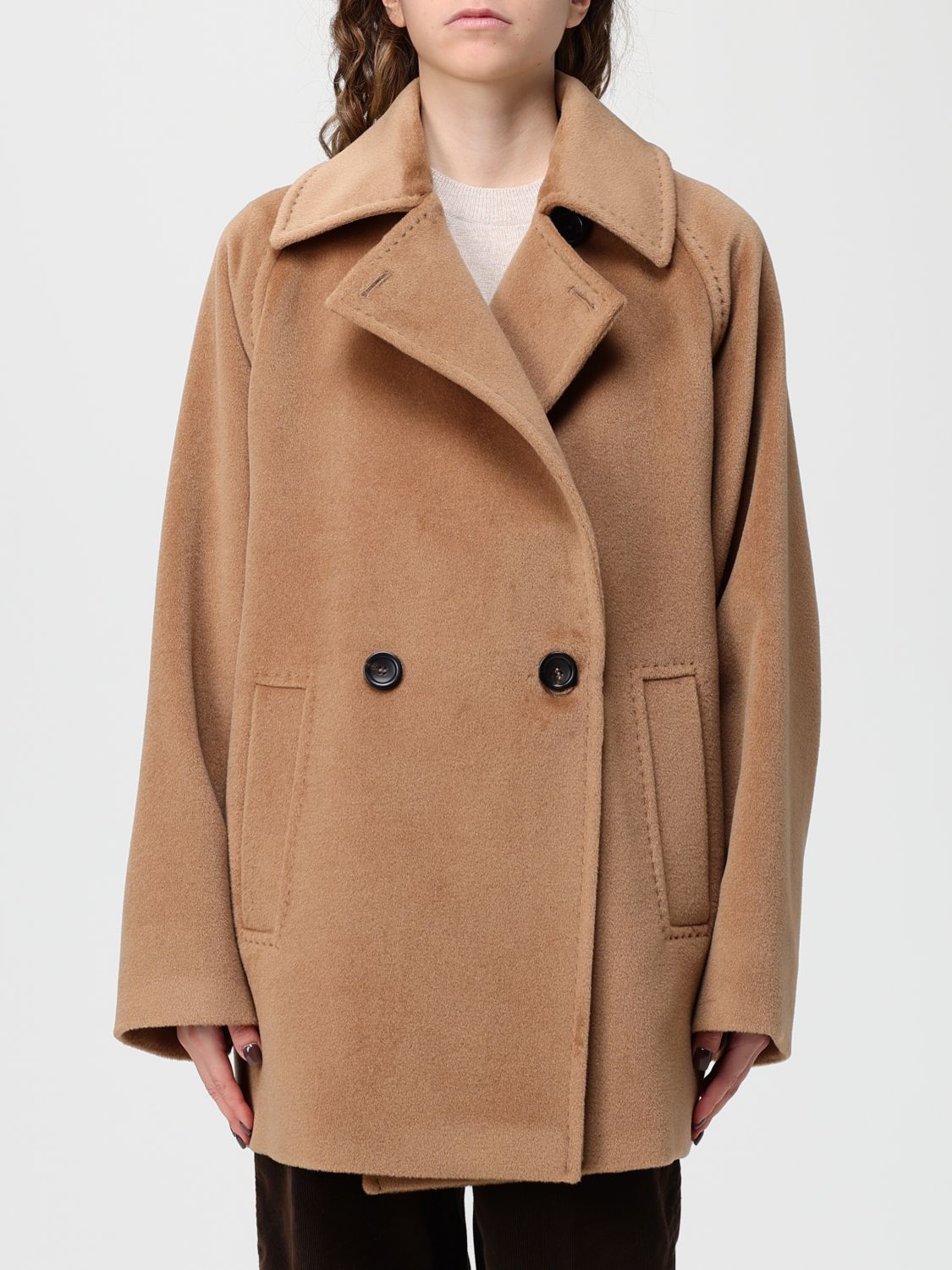 Max Mara Jacket  Woman Color Camel In Brown