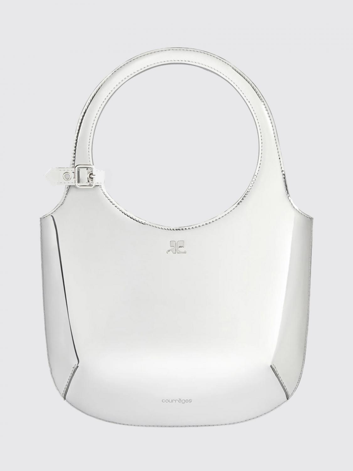 Courrèges Courregès Metallic Bag For Shoulder In White