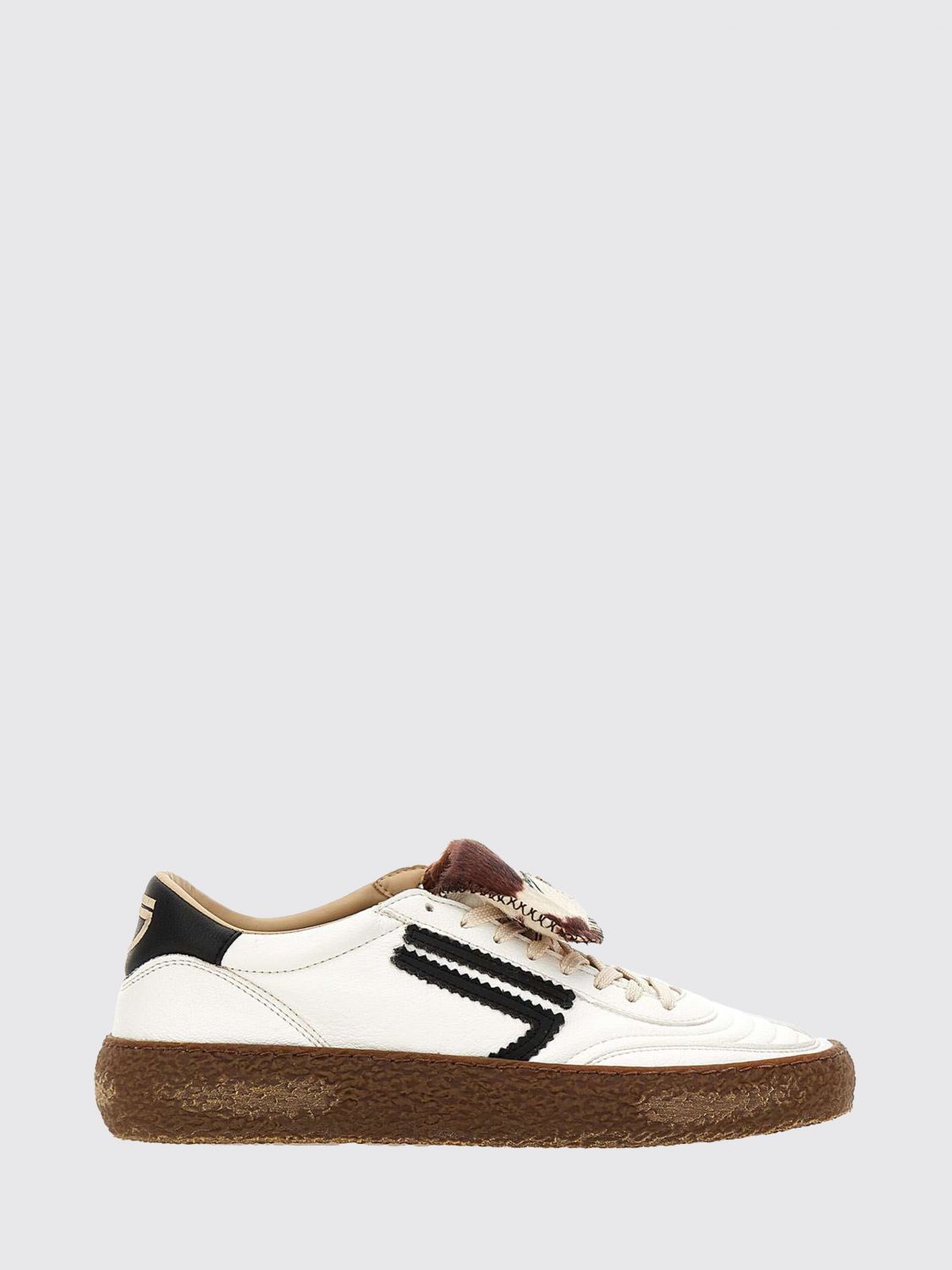 Puraai Logo-print Tab Sneakers In White