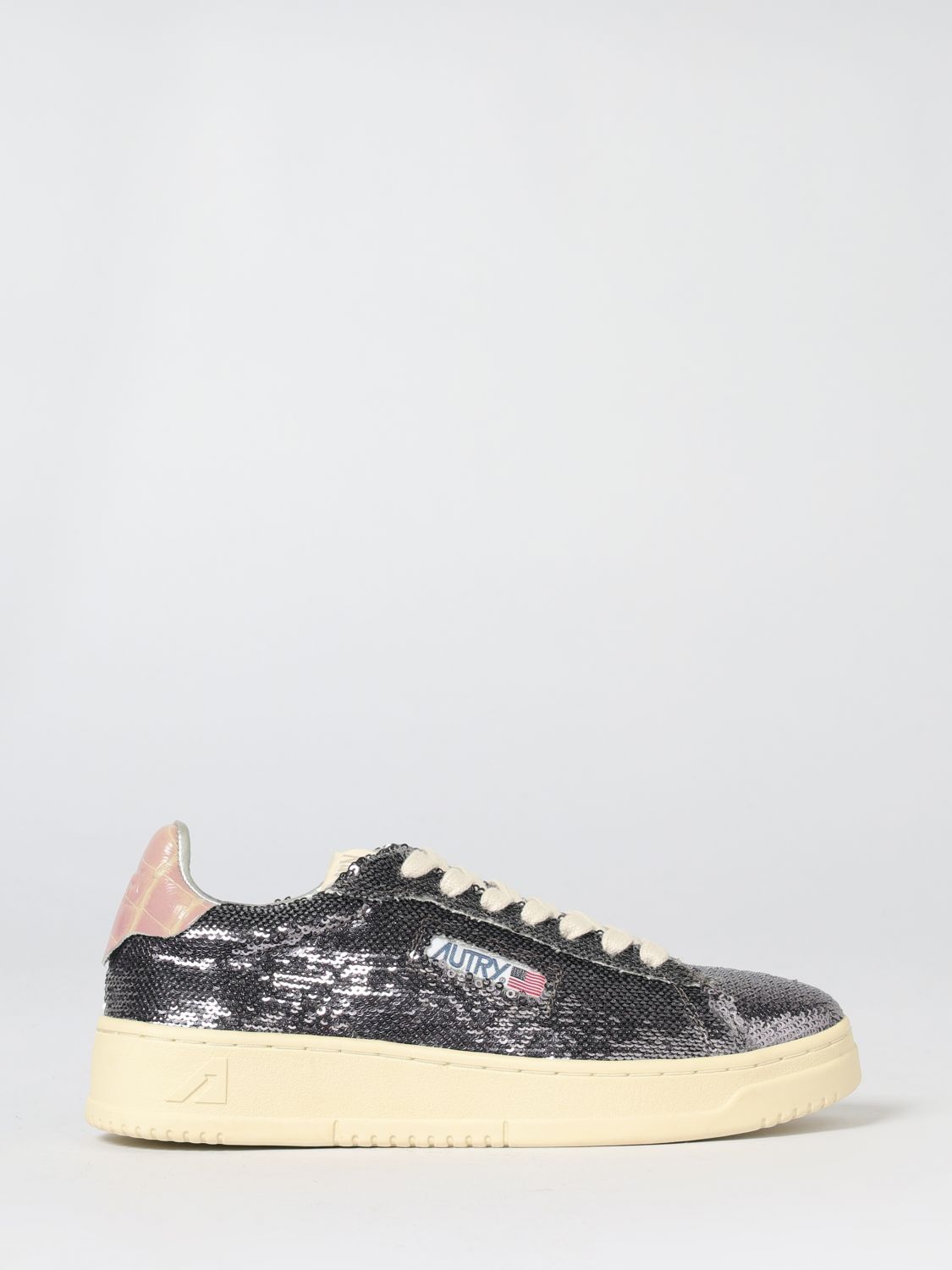 Autry Dallas Low Sparkling Sneakers In Brown