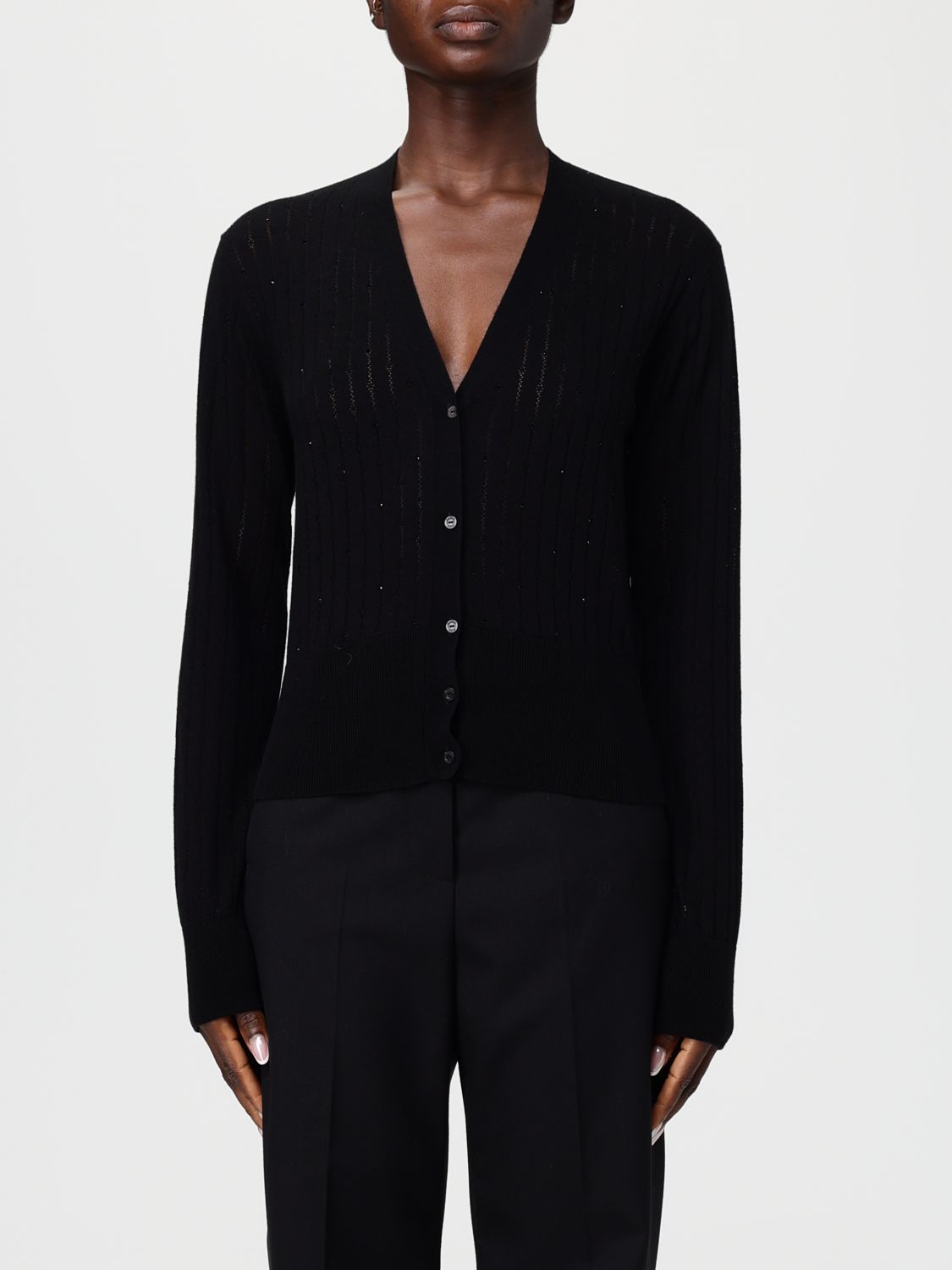 Max Mara Sweater Woman Studio In Black