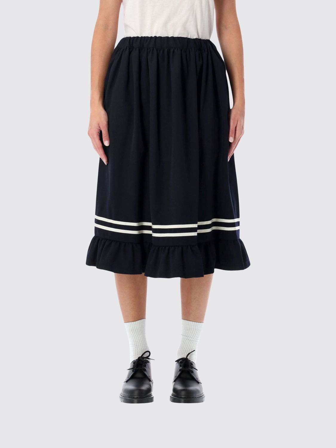 Comme Des Garçons Skirt Comme Des Garcons Woman Color Blue In Blue