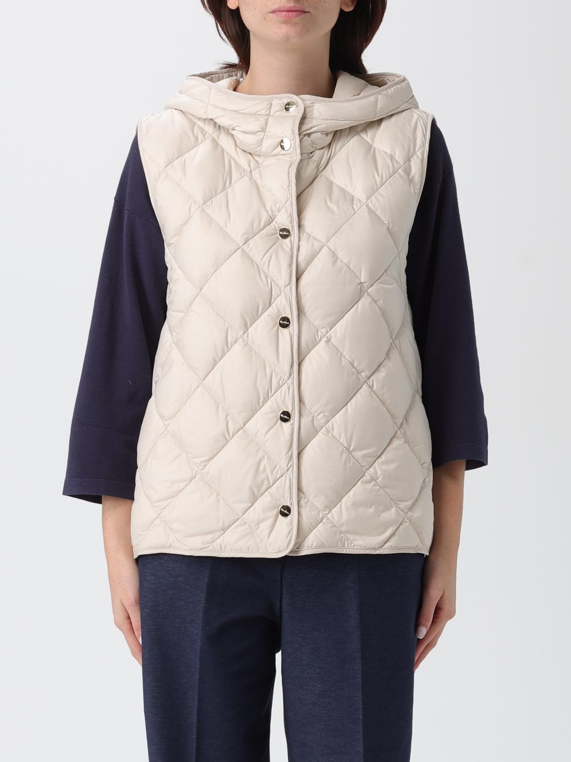 Max Mara The Cube Waistcoat  Woman Color White In Neutral