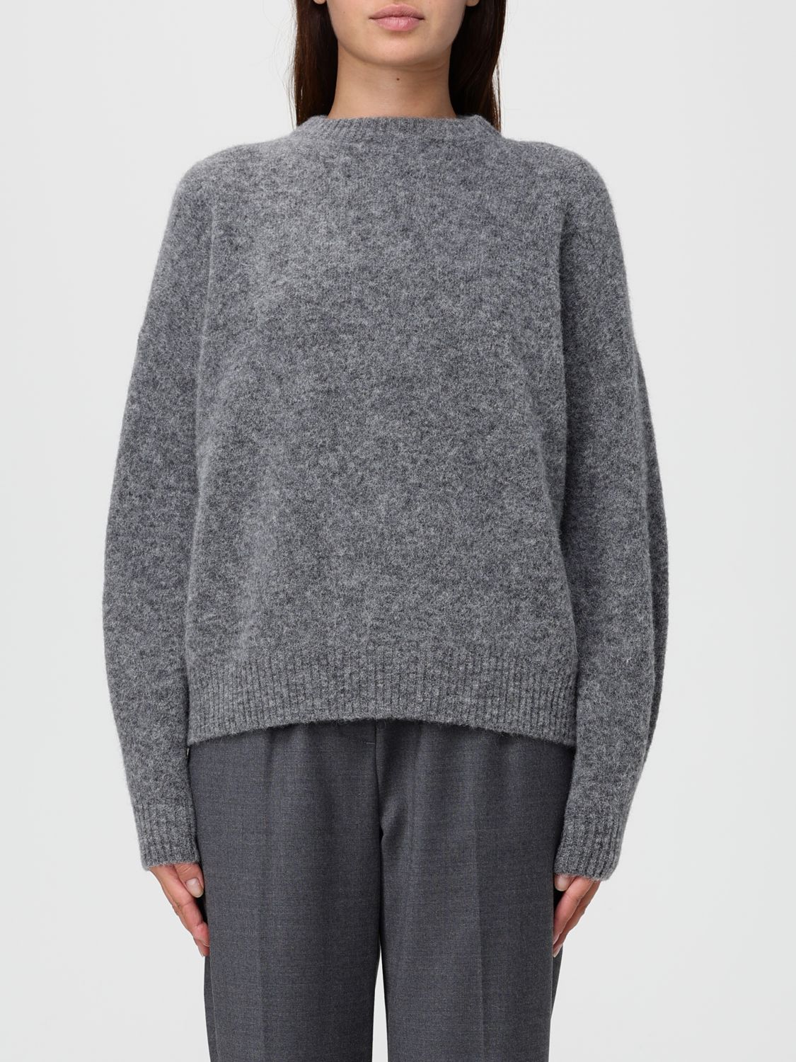 Weekend Max Mara Sweater Woman In Gray