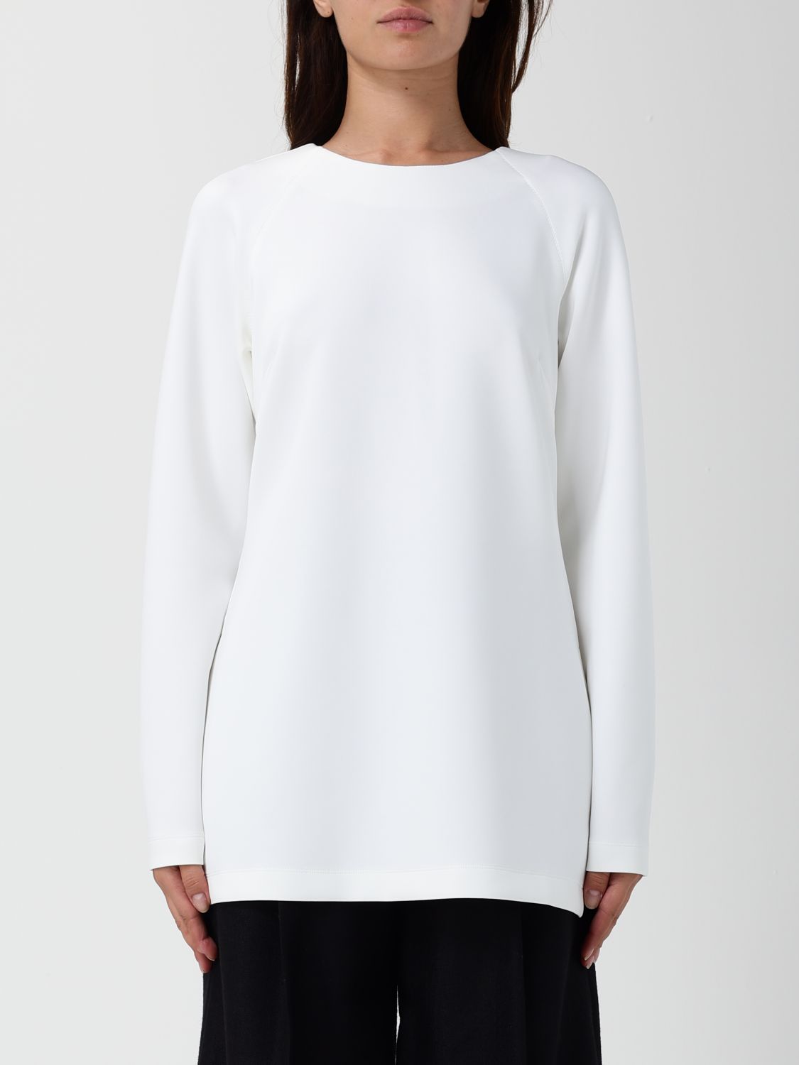 Mm Max Mara Bodysuit  Woman Color White In White