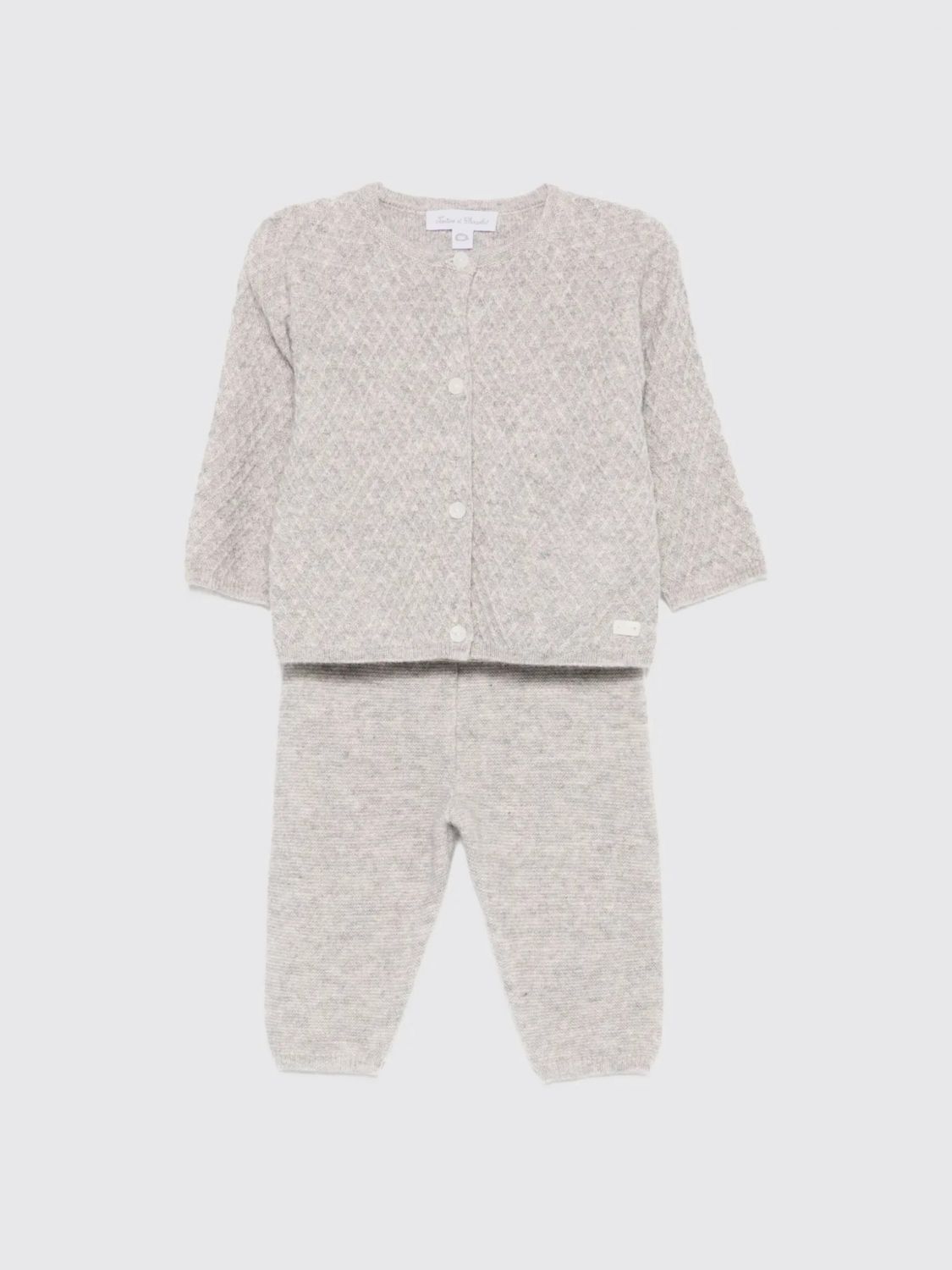 Tartine Et Chocolat Romper Kids Color Grey In Gray