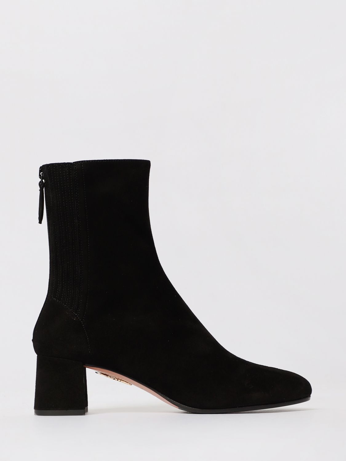 Aquazzura Flat Ankle Boot  Woman Color Black