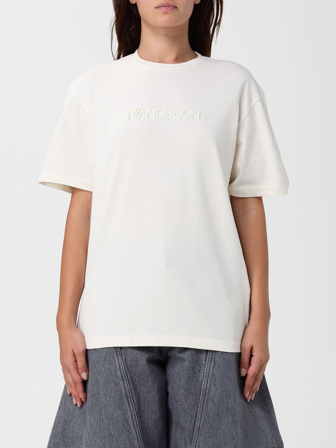 Jw Anderson T-shirt  Woman Color White