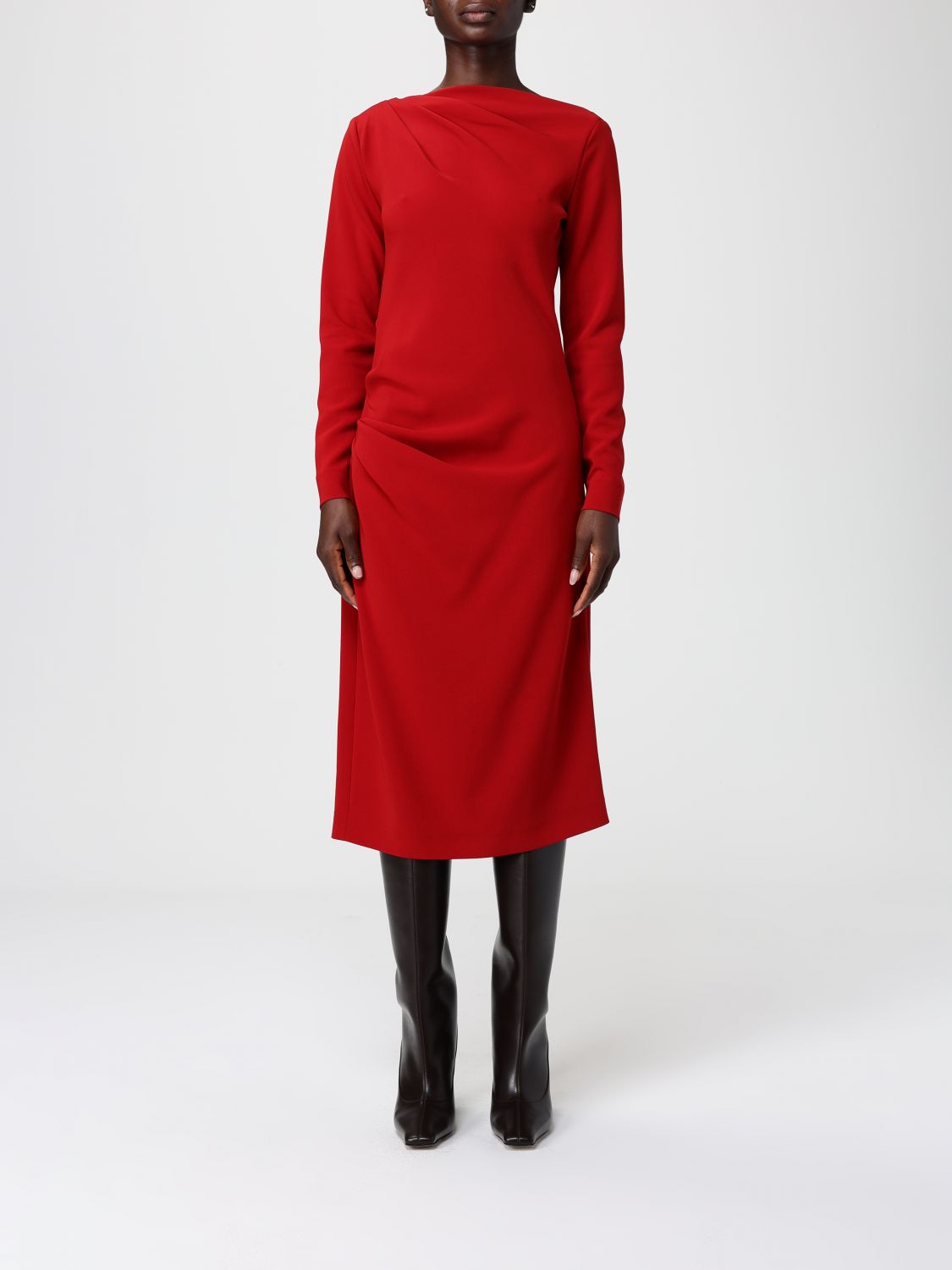 Max Mara Dress Woman Color Red In Red