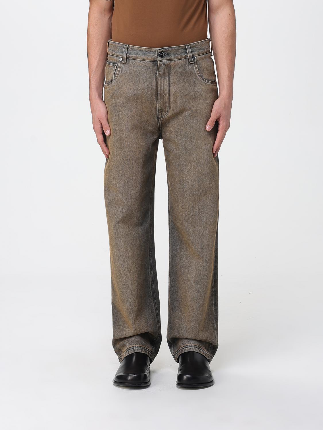 FENDI Jeans in denim di cotone effetto used