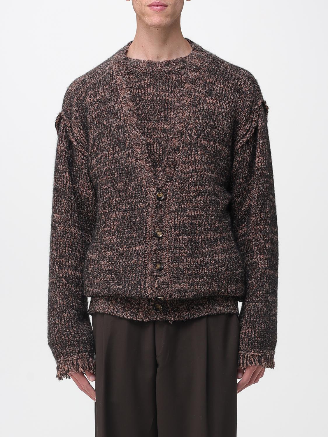 Laneus Cardigan  Men Color Brown In Gray