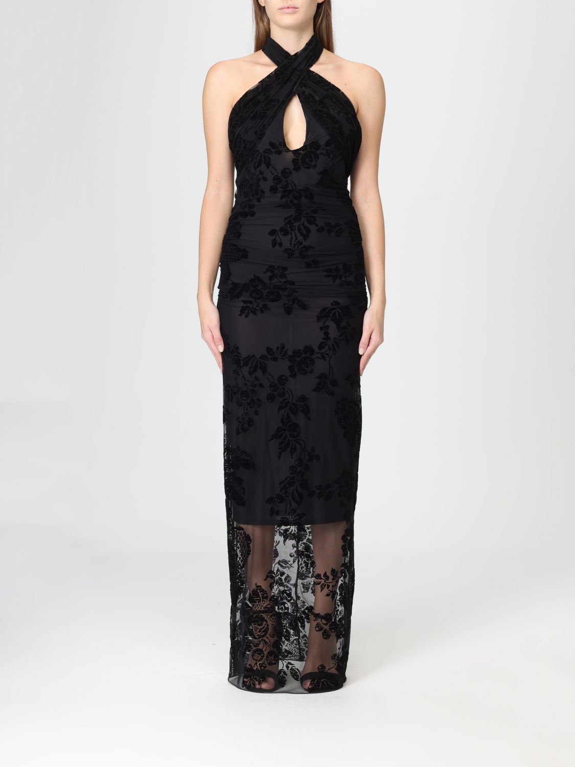 Pinko Dress  Woman Color Black In Multi