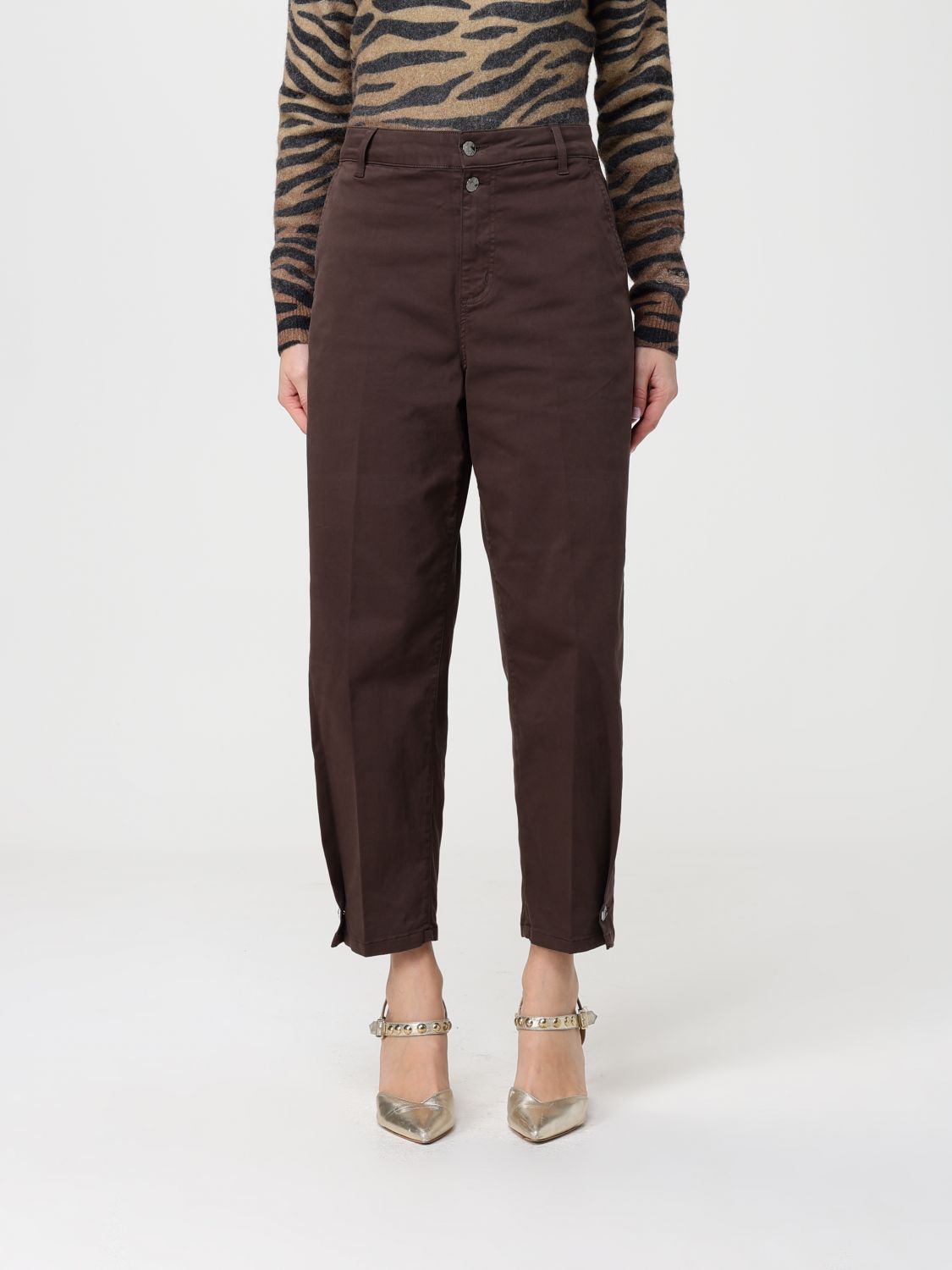 Liu •jo Pants Liu Jo Woman Color Brown