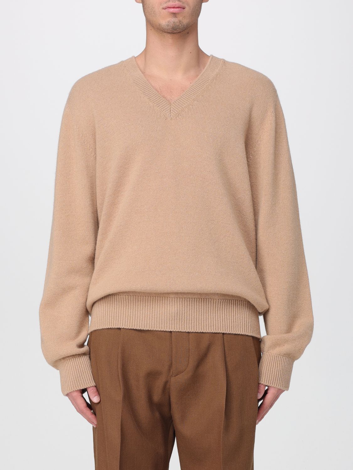 Laneus Sweater  Men Color Camel In Gray