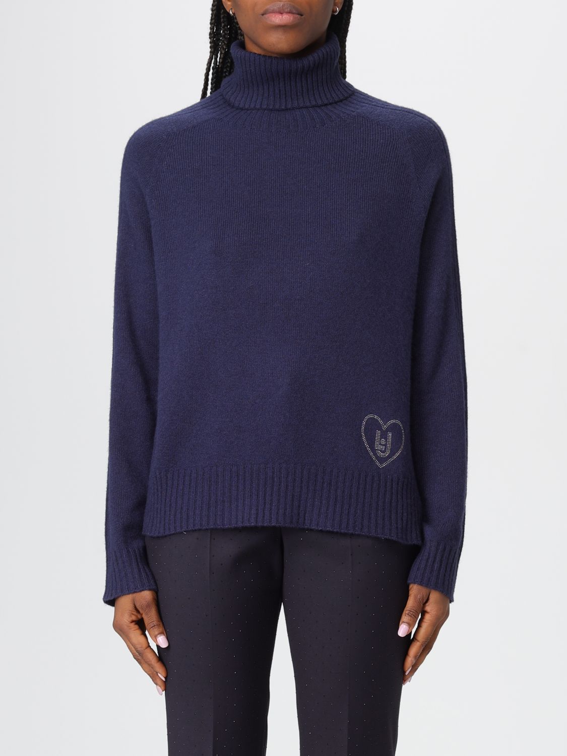 Liu •jo Sweater Liu Jo Woman Color Blue In Blue