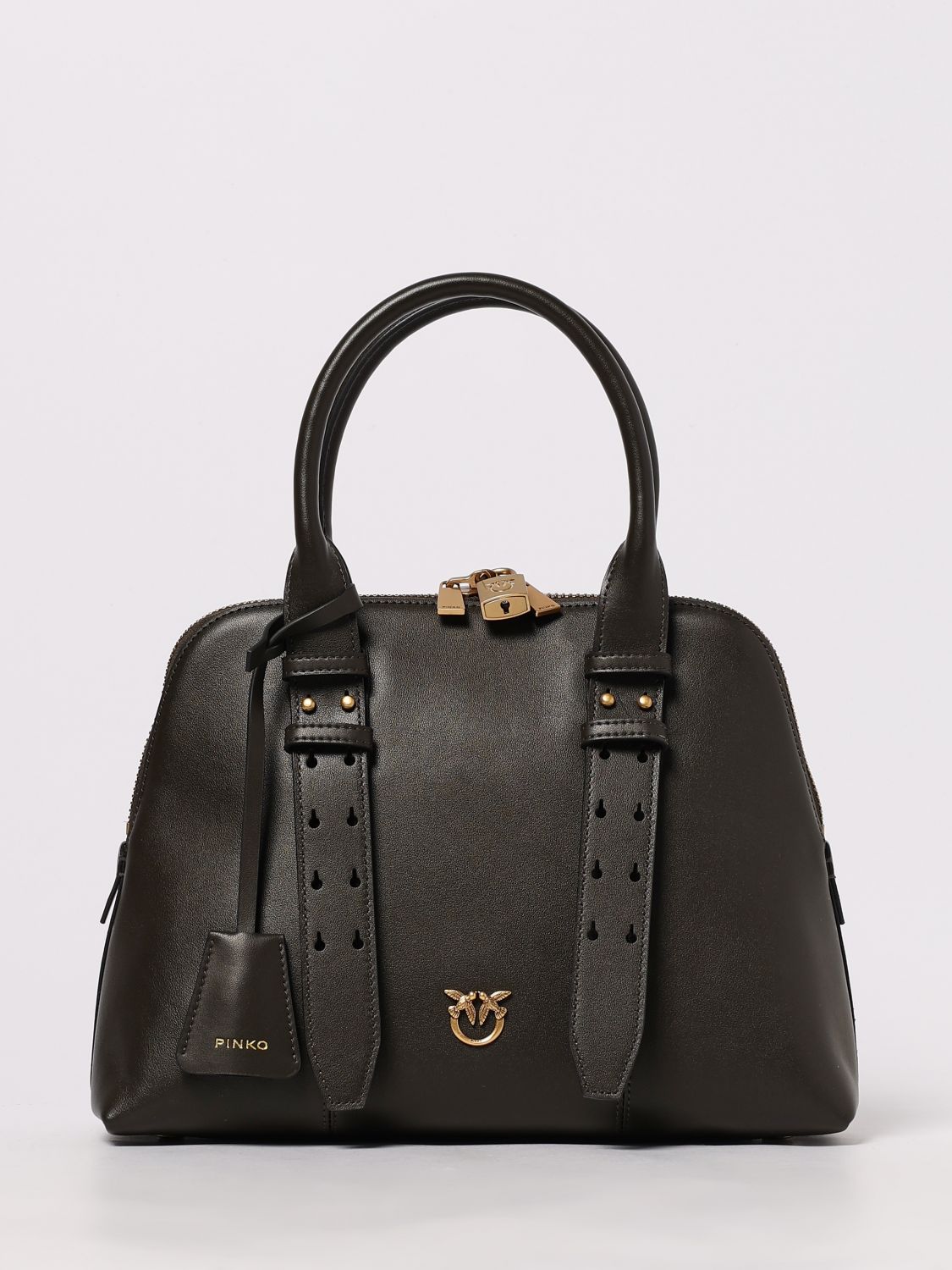 Pinko Shoulder Bag Woman Color Mud In Brown