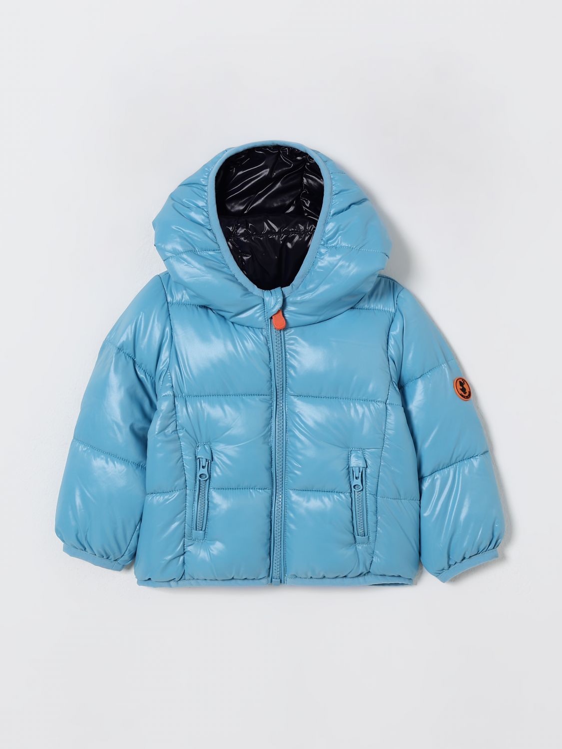 Save The Duck Jacket Kids Color Blue In Blue