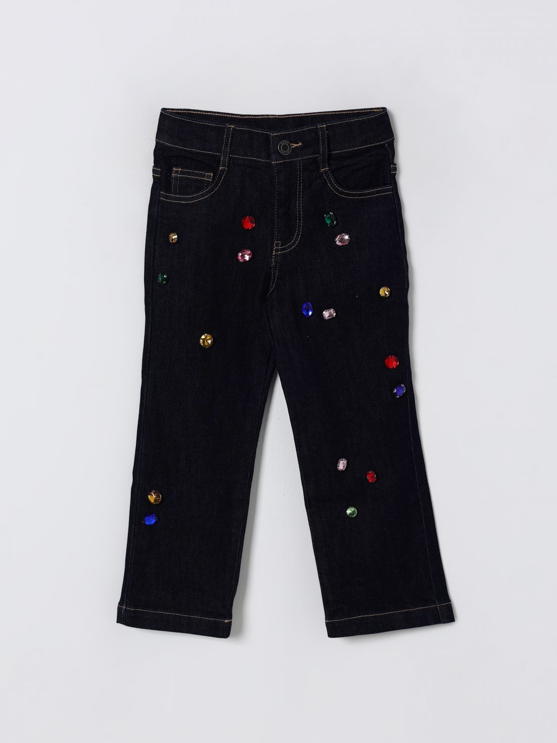 Marc Jacobs Jeans Little  Kids Color Denim In Black
