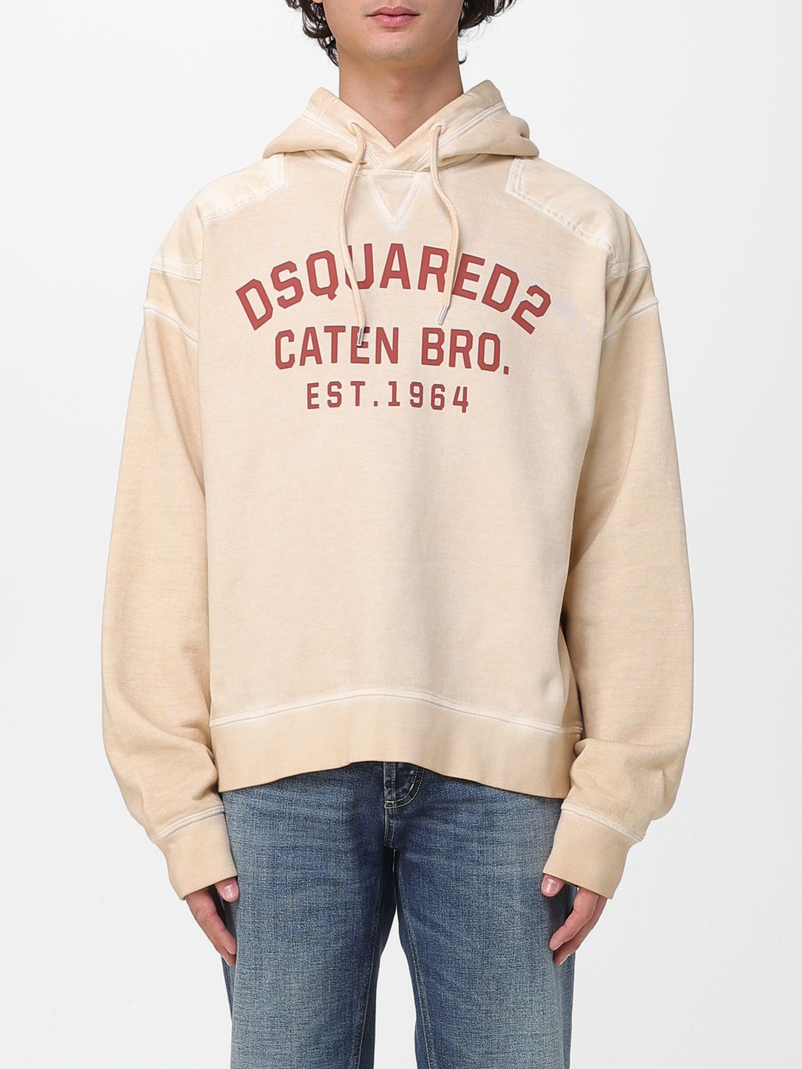 Dsquared2 Sweatshirt In Neutral
