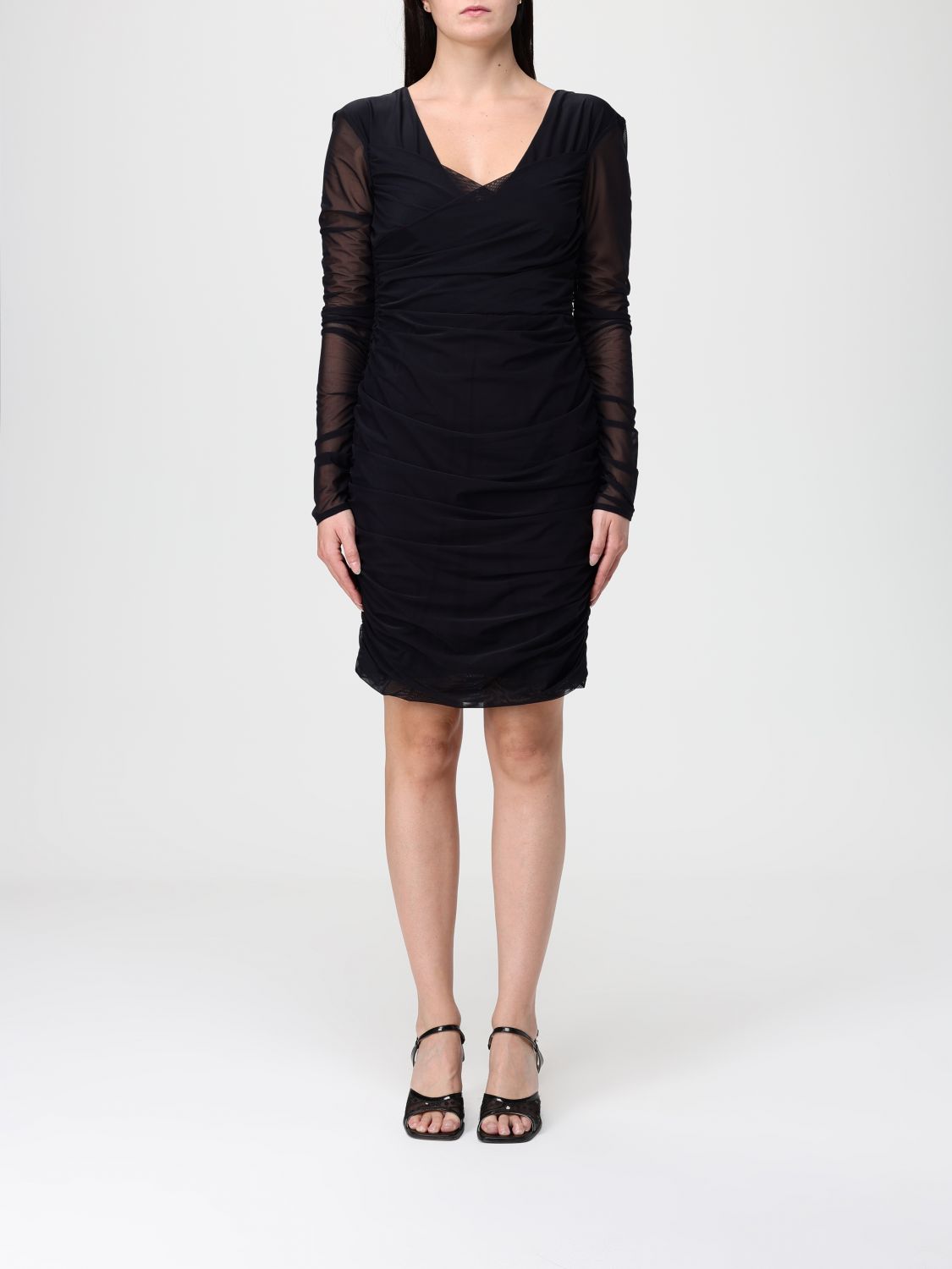 Mar De Margaritas Dress  Woman Color Black In Black