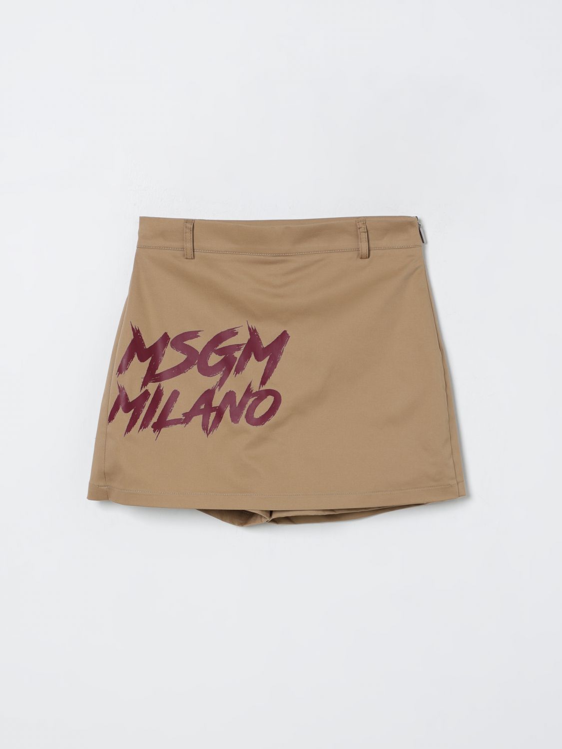Msgm Shorts  Kids Kids Color Camel In Brown