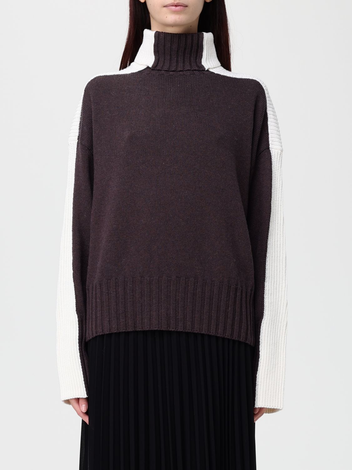 Twinset Sweater Woman Color Brown In Brown