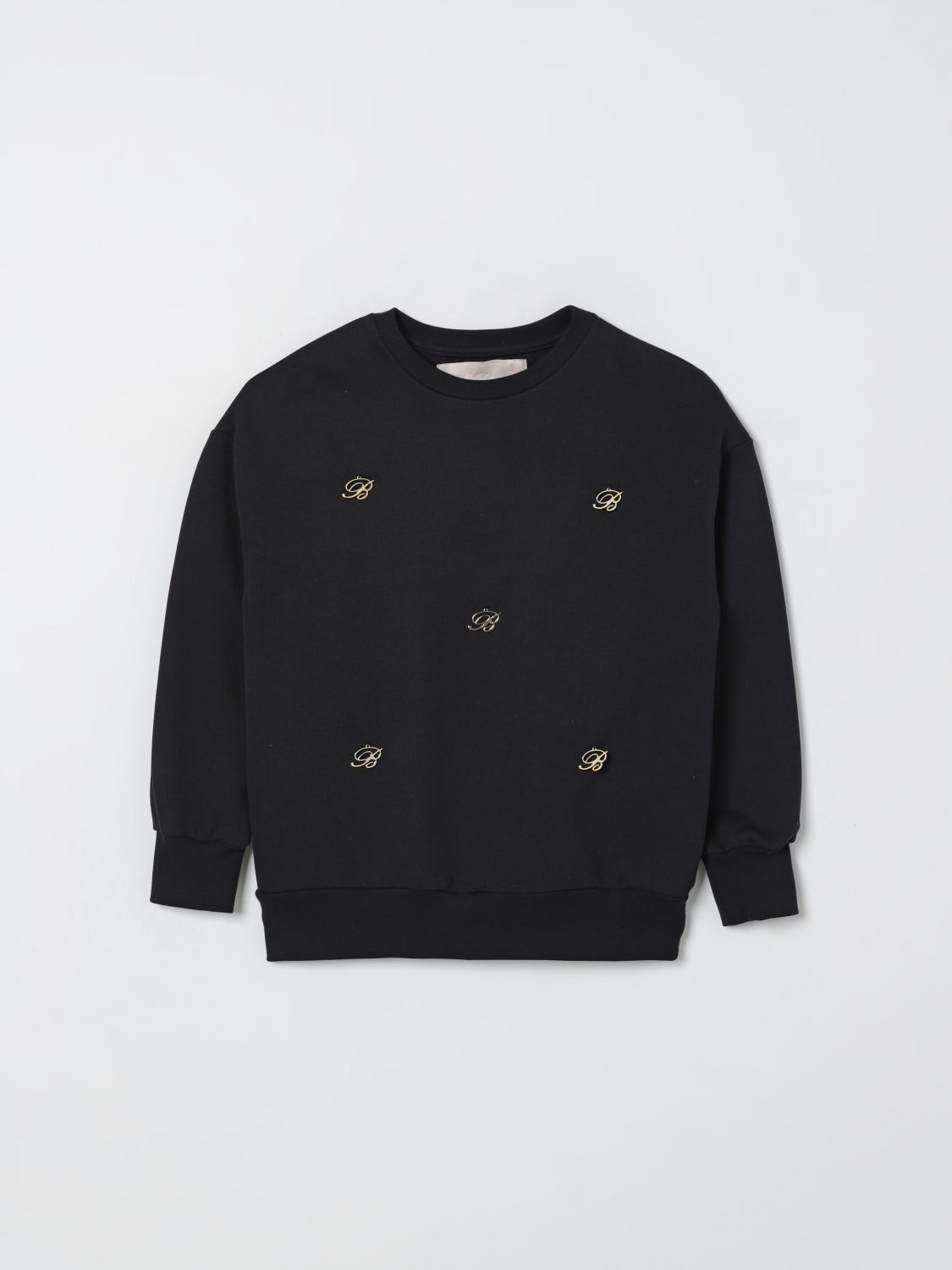 Miss Blumarine Sweater Kids Color Black In Multi