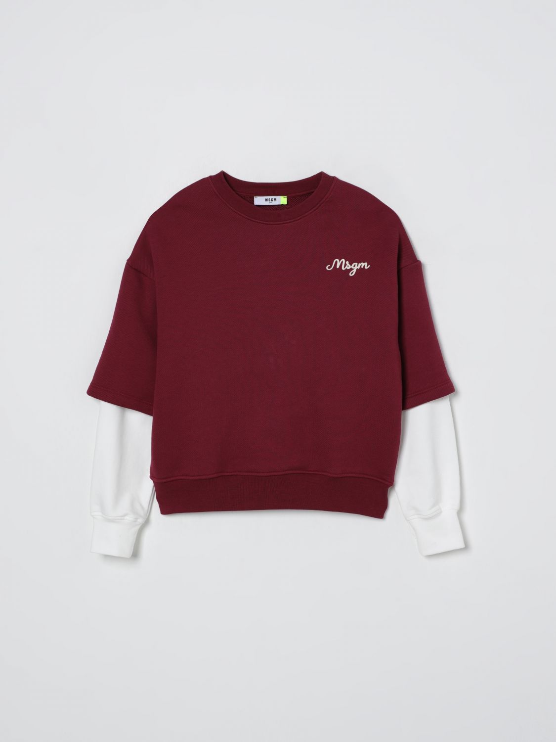 Msgm Sweater  Kids Kids Color Red In Burgundy