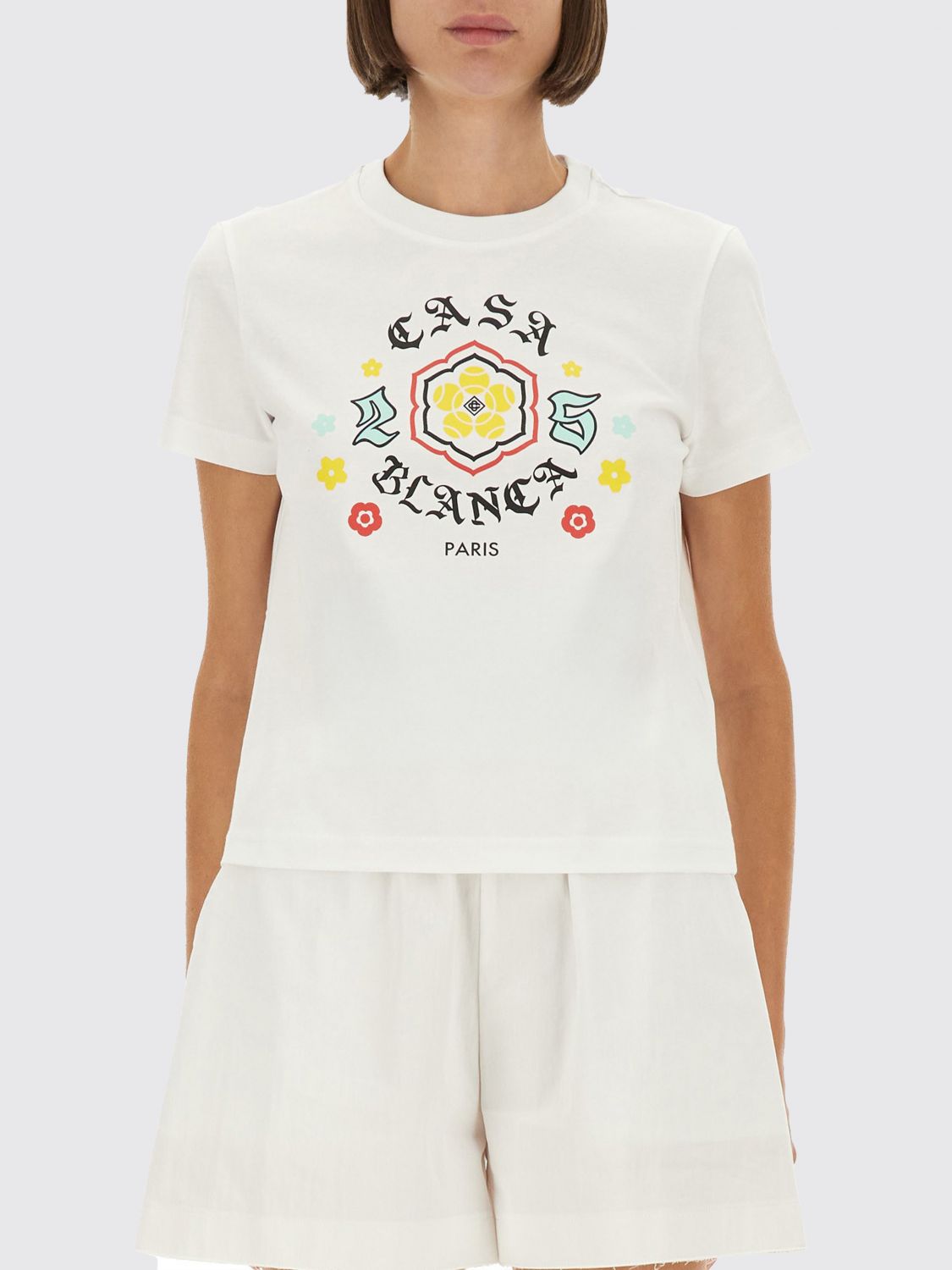 Casablanca T-shirt Woman Color White In Neutral