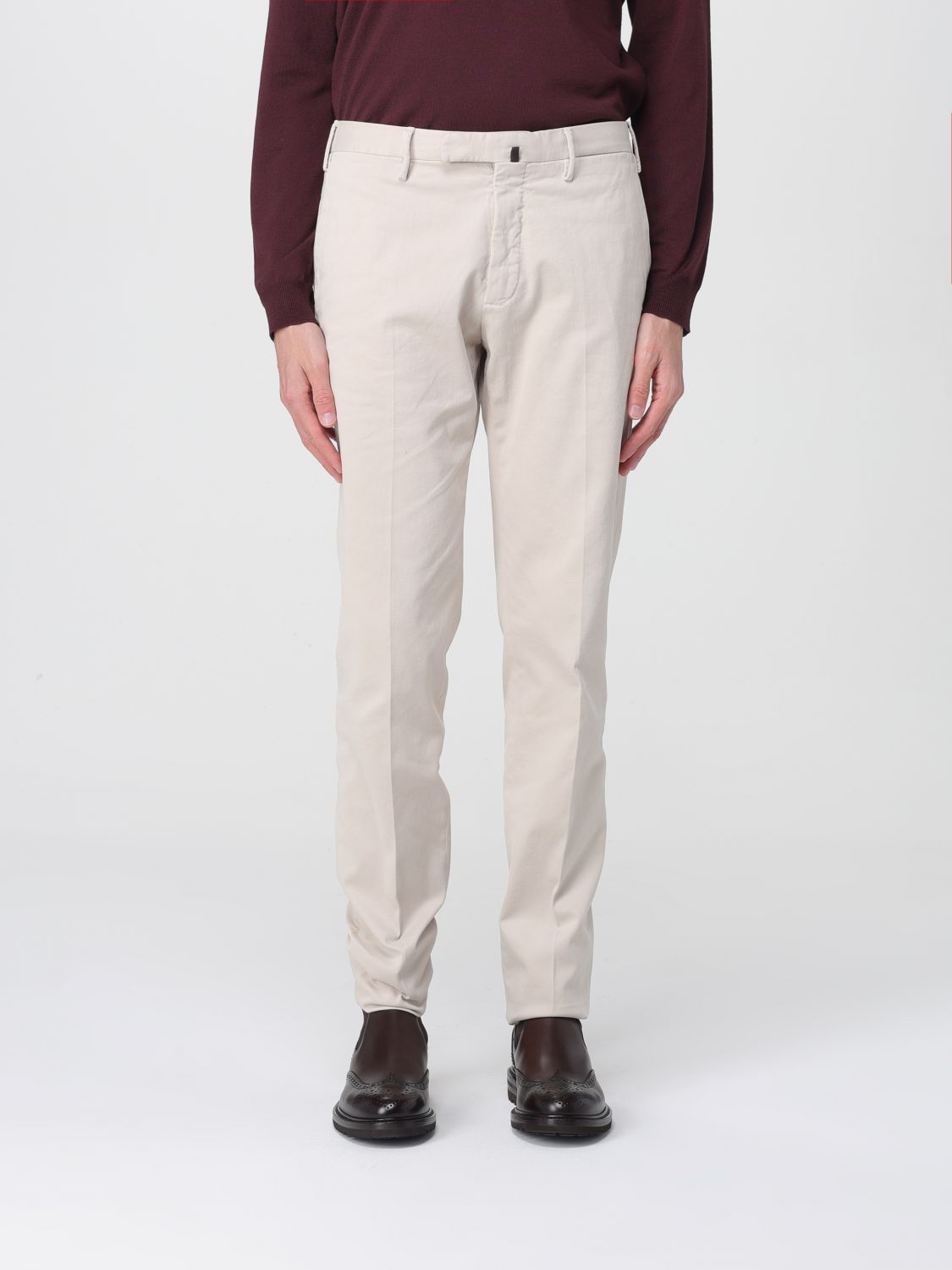 Incotex Pants  Men Color White In Neutral